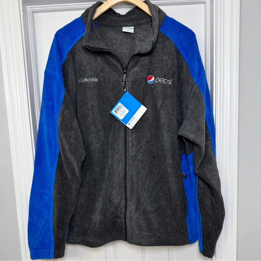 Columbia fleece jacket with Pepsi logo. New with tags. 3XL